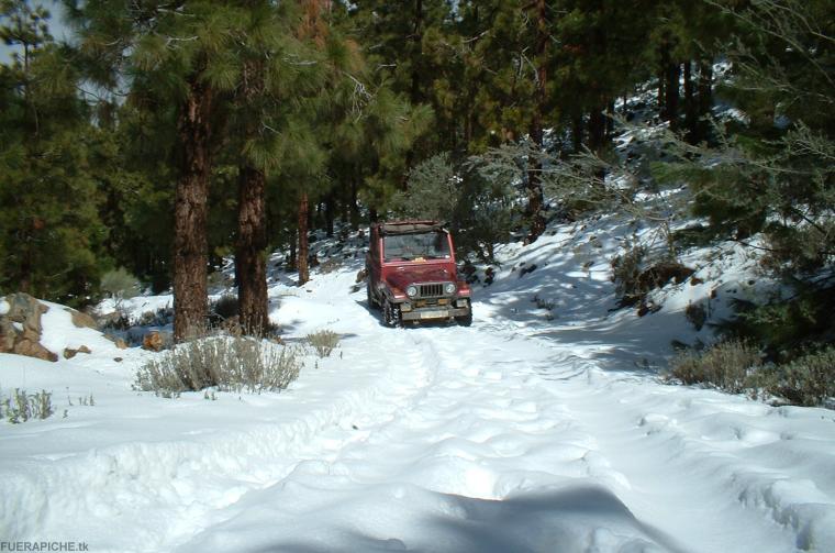 Nieve en Tenerife 4x4